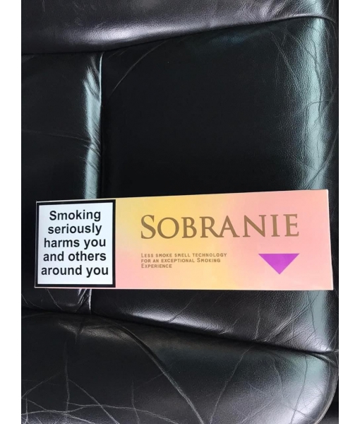 Сигареты "Sobranie розовое"